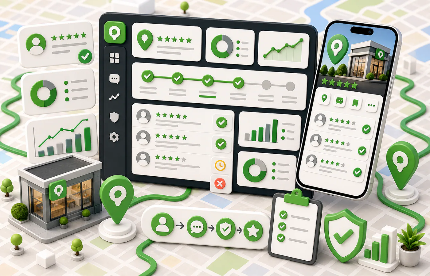 Platform guarantee control visual