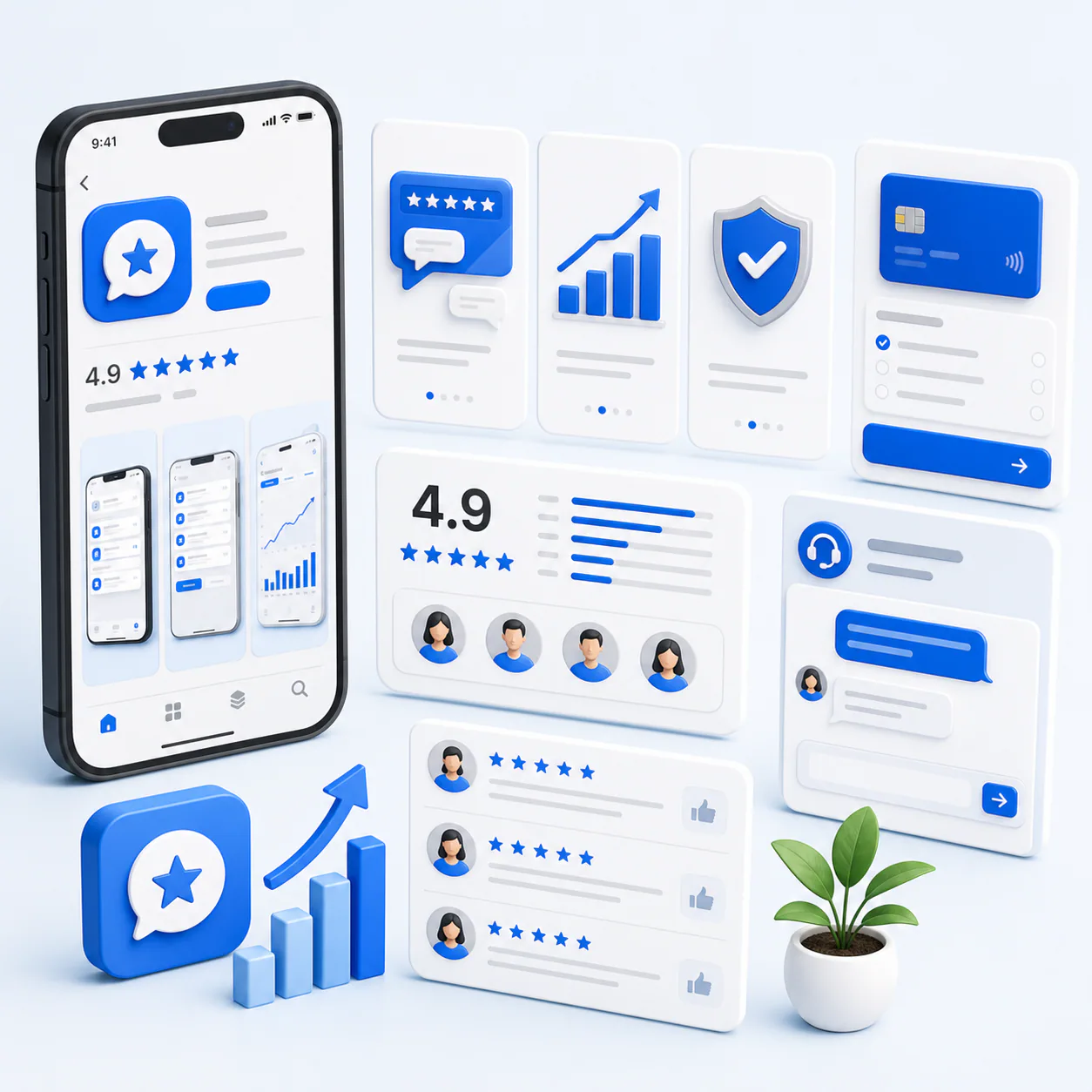 Пример заказа отзывов на App Store