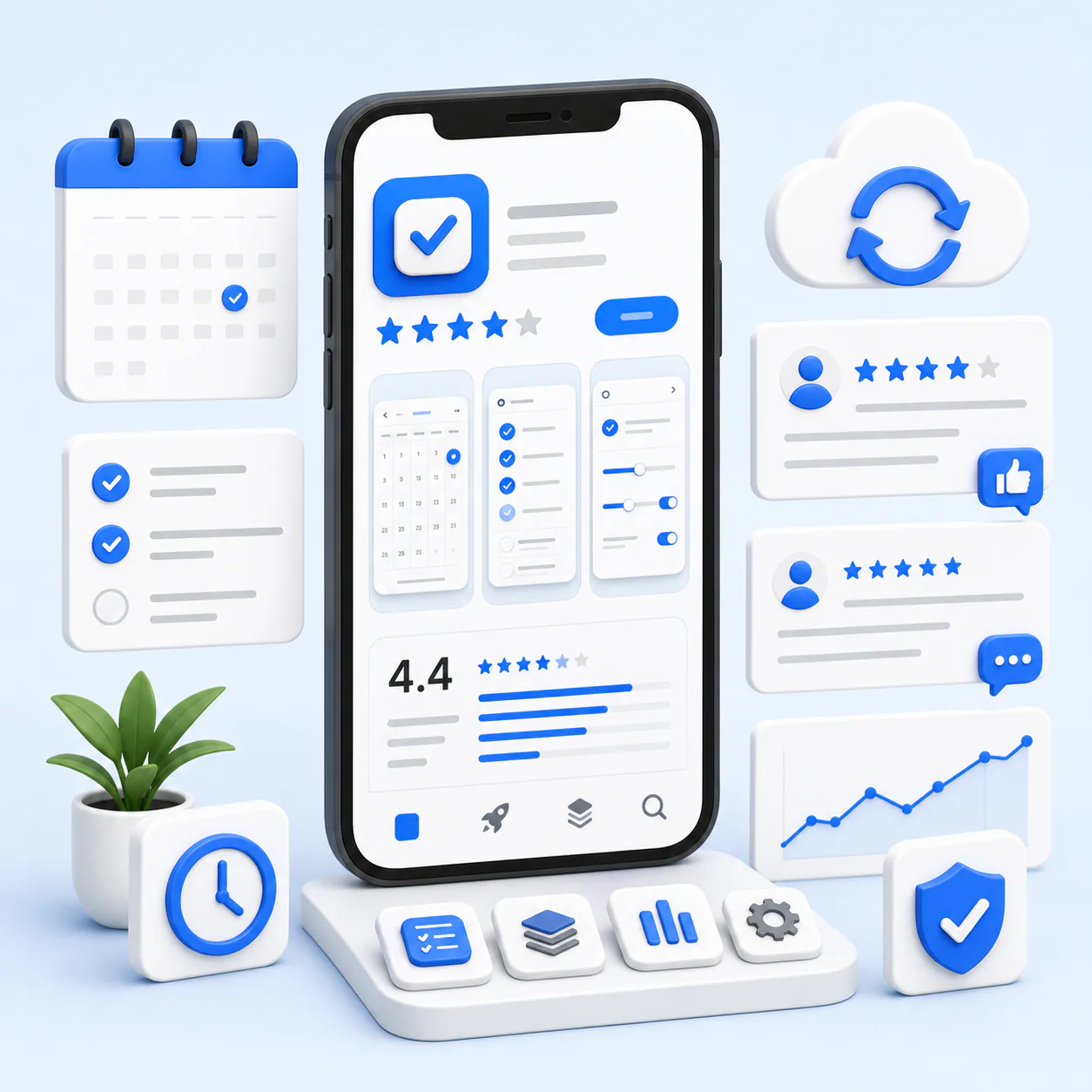 Пример заказа отзывов на App Store