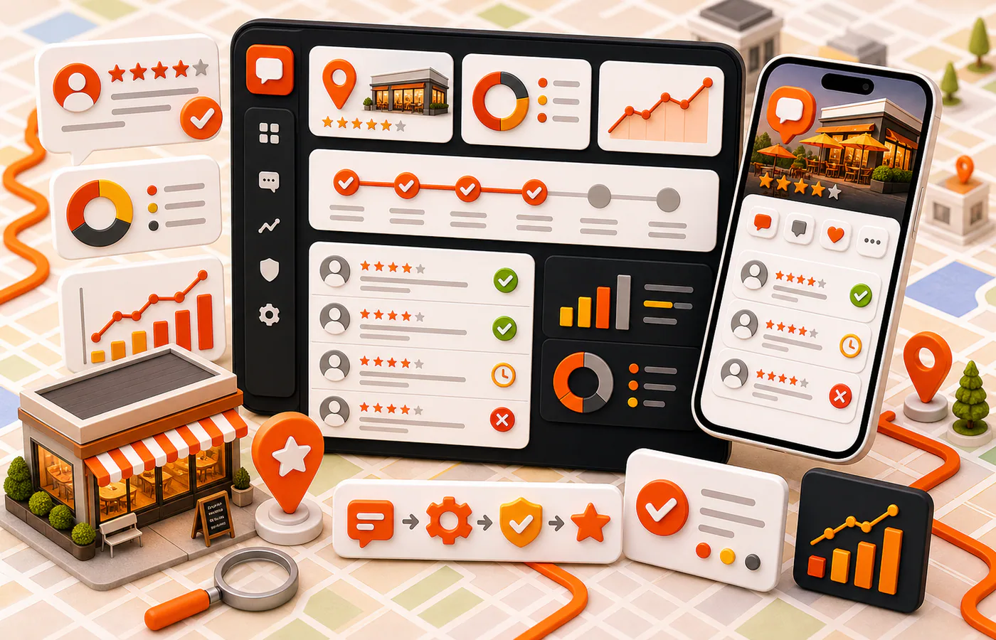 Platform guarantee control visual