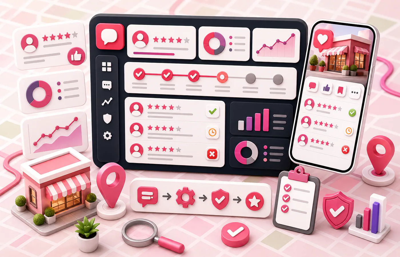 Platform guarantee control visual