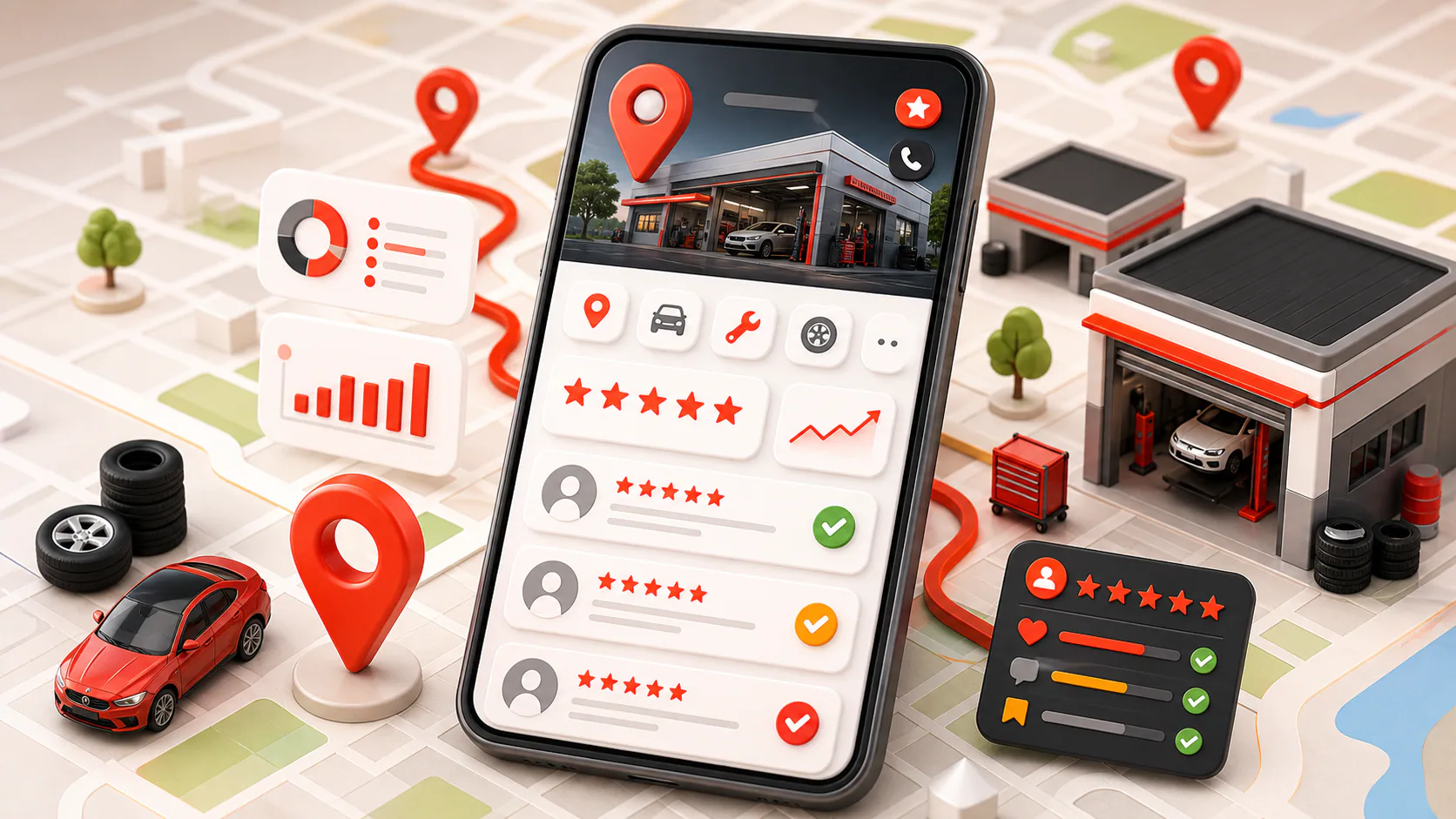 Yandex Maps case visual