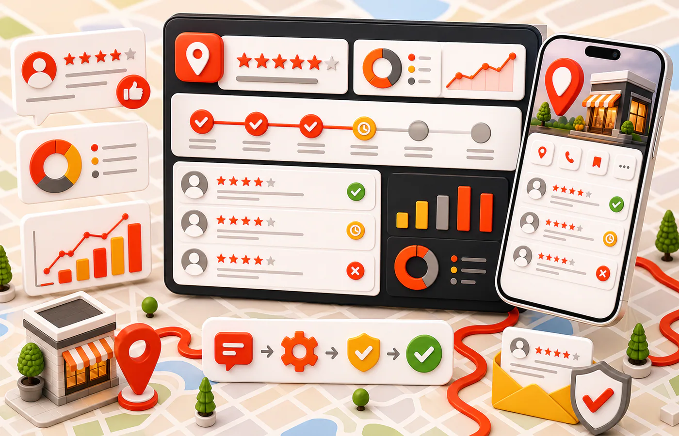 Yandex Maps guarantee control visual