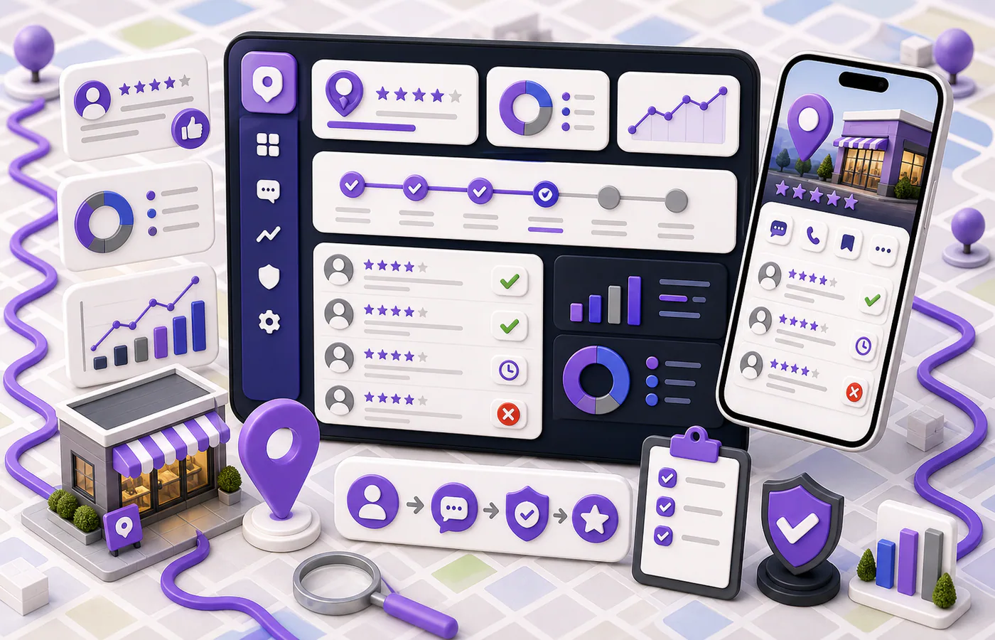 Platform guarantee control visual